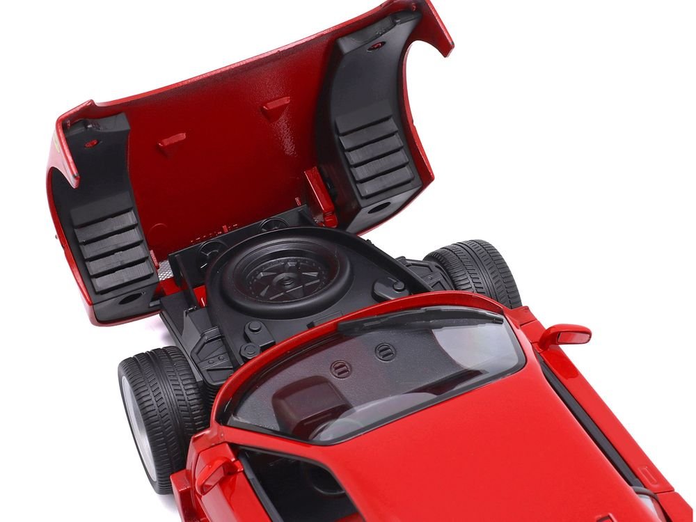 1987 Ferrari F40 Red "Race + Play" Series 1/18 Diecast Model Car by Bburago view 2