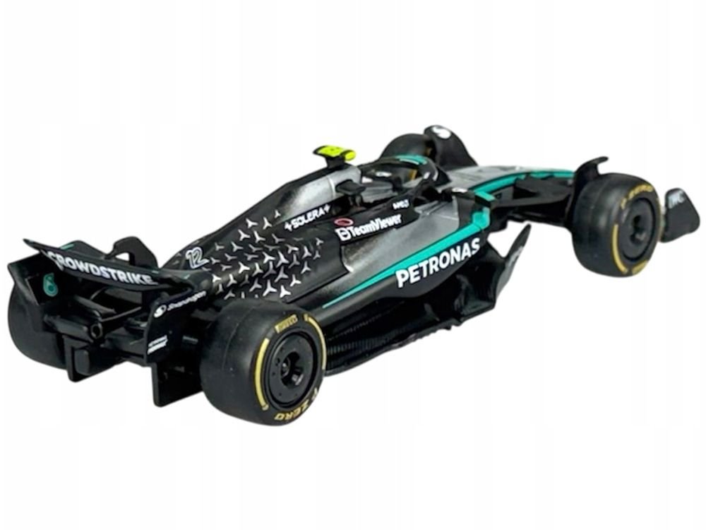 Mercedes-AMG F1 W16 E Performance #12 Kimi Antonelli "Petronas" Formula One F1 World Championship (2025) "Race" Series 1/43 Diecast Model Car by Bburago view 4