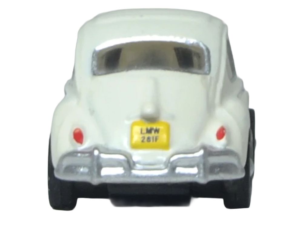Volkswagen Beetle White 1/148 (N) Scale Diecast Model Car by Oxford Diecast view 4