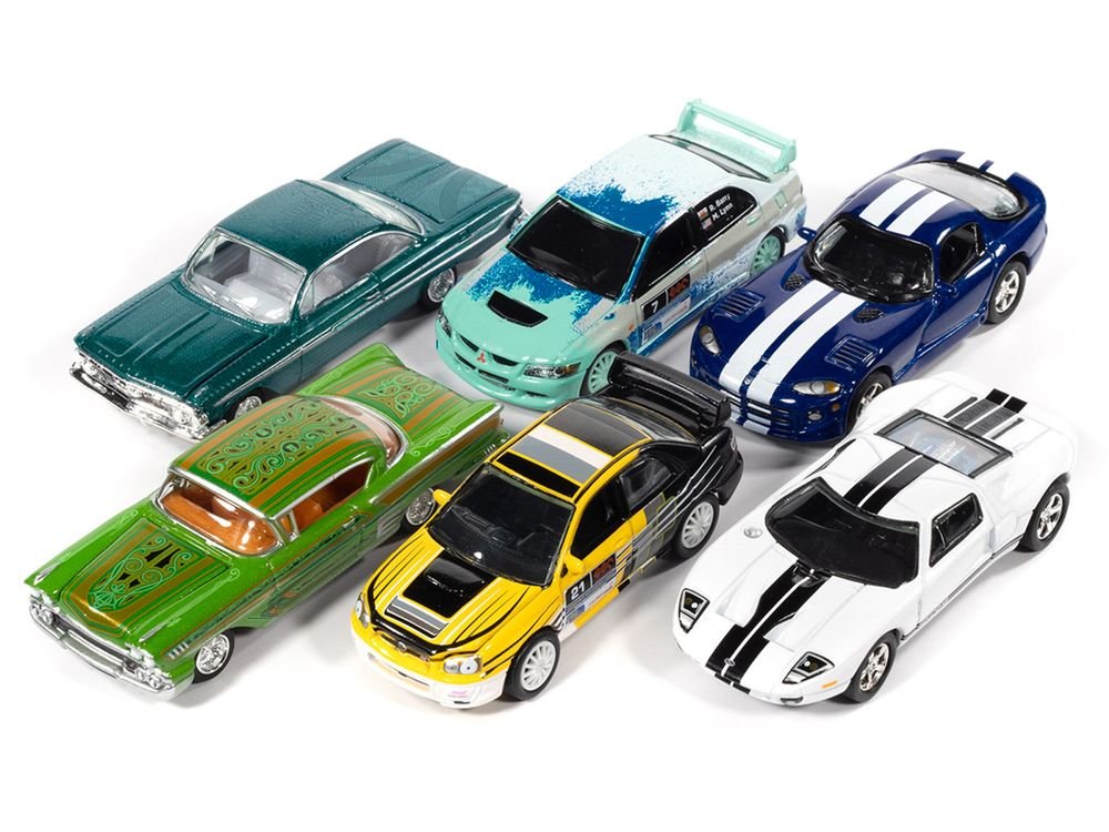 Johnny Lightning "2-Packs" 2026 Release 1 Set A of 6 pieces 1/64 Diecast Model Cars by Johnny Lightning view 2