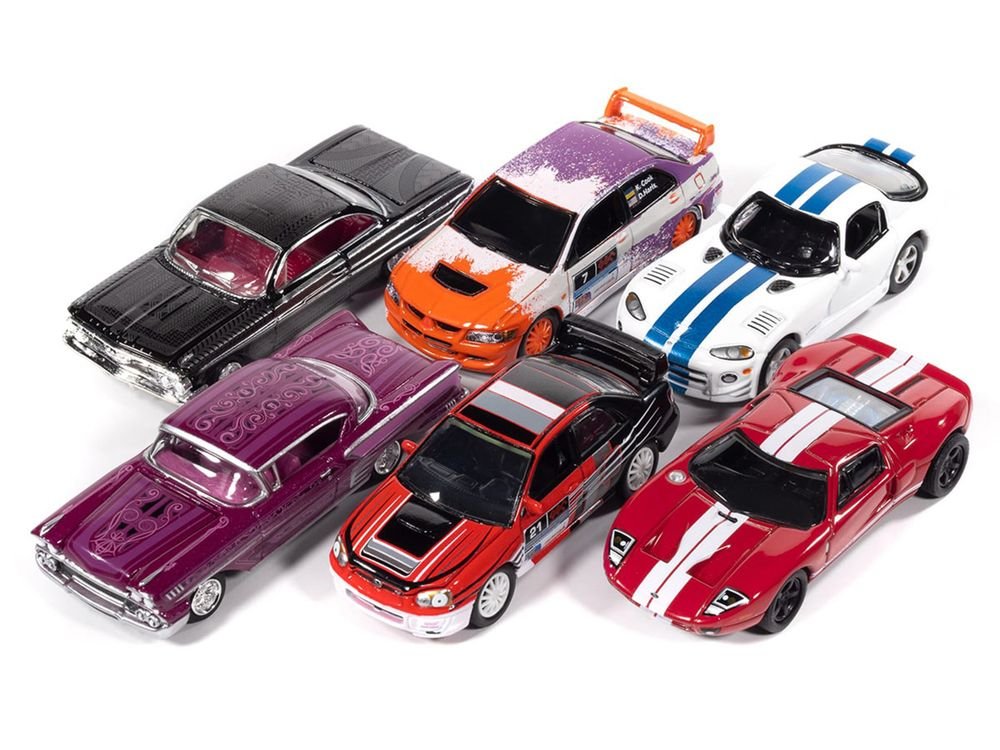 Johnny Lightning "2-Packs" 2026 Release 1 Set B of 6 pieces 1/64 Diecast Model Cars by Johnny Lightning view 2