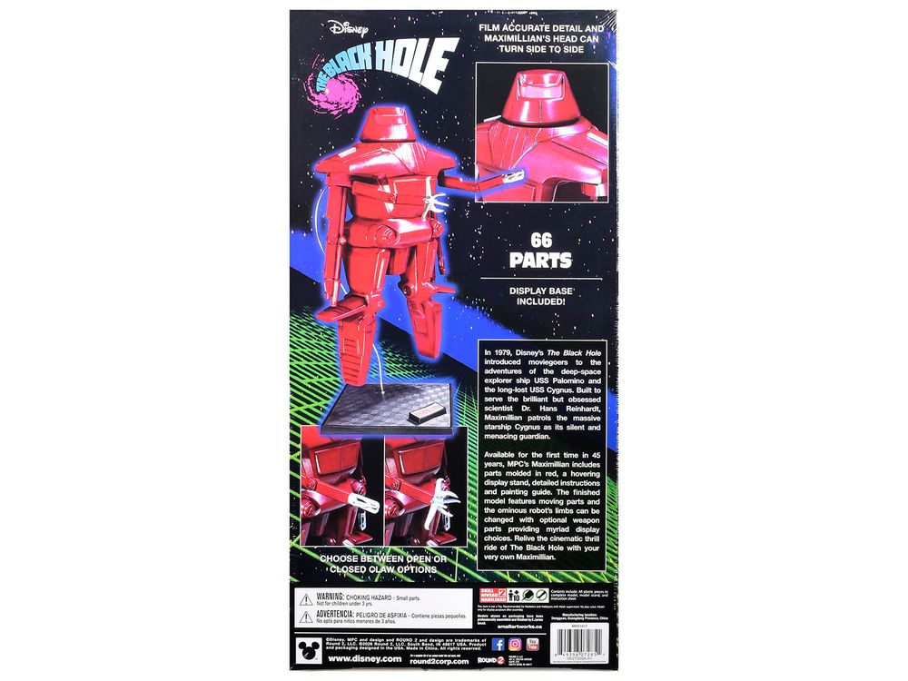 Skill 2 Model Kit Maximillian Robot "The Black Hole" (1979) Movie 1/9 Scale Model by MPC view 4