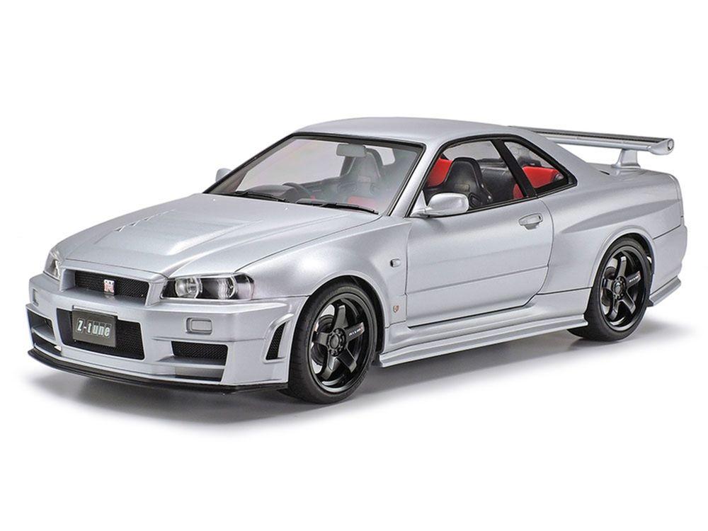 Model Kit Nissan Skyline GT-R (R34) Nismo Z-Tune 1/24 Scale Model by Tamiya view 2