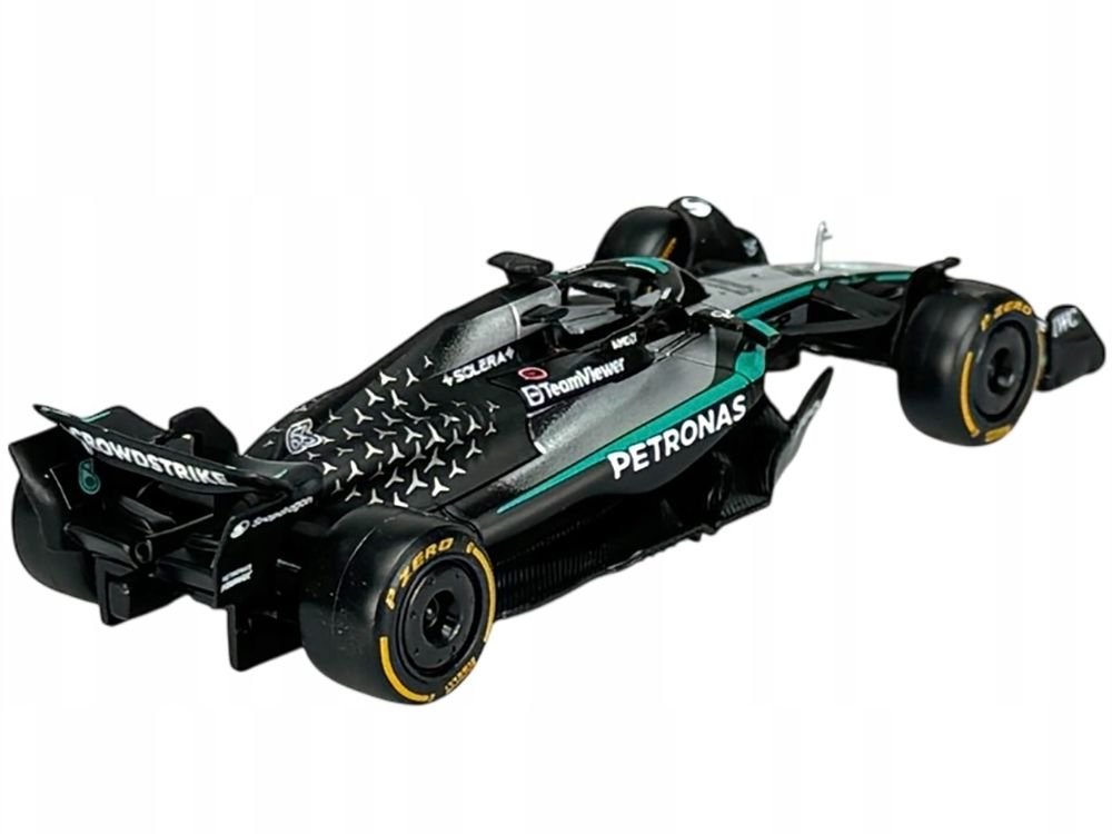 Mercedes-AMG F1 W16 E Performance #63 George Russell "Petronas" Formula One F1 World Championship (2025) "Race" Series 1/43 Diecast Model Car by Bburago view 4