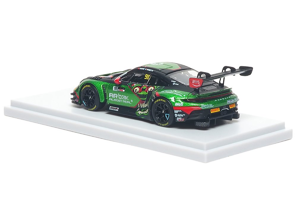 Porsche 911 GT3 R (992) #911 Alessandro Ghiretti - Huang Ruohan "Absolute Racing" "GT World Challenge Asia - Mandalika" (2026)  1/64 Diecast Model Car by Almost Real view 3