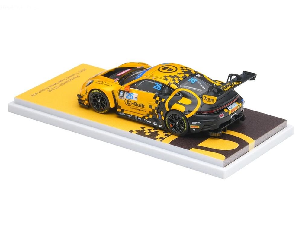 Porsche 911 GT3 R (992) #26 Henk Kiks - Sandy Stuvik "B-Quik Absolute Racing" "Thailand Super Series" (2025) 1/64 Diecast Model Car by Almost Real view 2