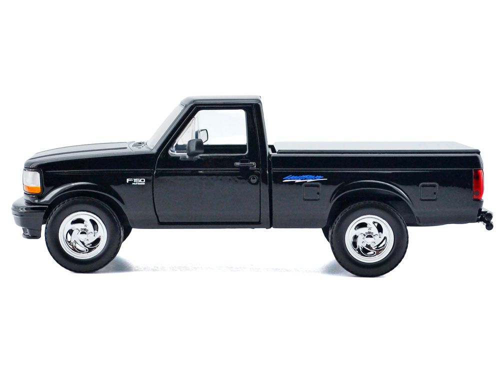 1993 Ford F-150 SVT Lightning Pickup Truck Black "Maxx Design" Series 1/24 Diecast Model Car by Motormax view 2