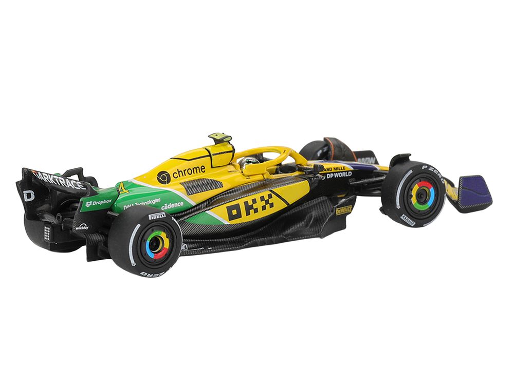 McLaren MCL38 #4 Lando Norris Formula One F1 "Monaco GP" (2024) Limited Edition 1/64 Diecast Model Car by Mini GT view 4