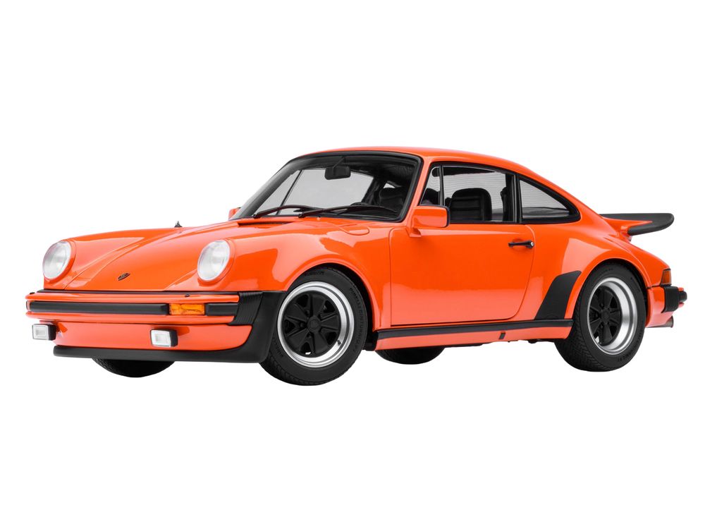 Porsche 911 Turbo 3.0 (930) Continental Orange 1/18 Model Car by Autoart view 2