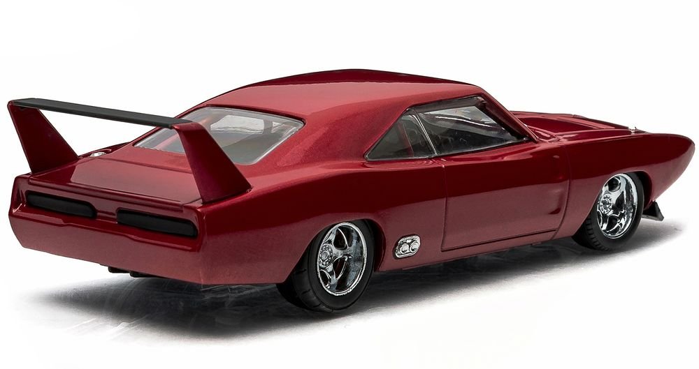 Dom's 1969 Dodge Charger Daytona Maroon "Fast and Furious 6" Movie (2013) 1/43 Diecast Model Car by Greenlight view 3