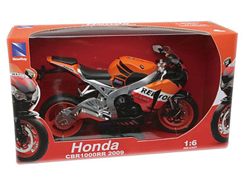 2009 Honda CBR1000RR "Repsol" 1/6 Diecast Motorcycle Model by New Ray view 3
