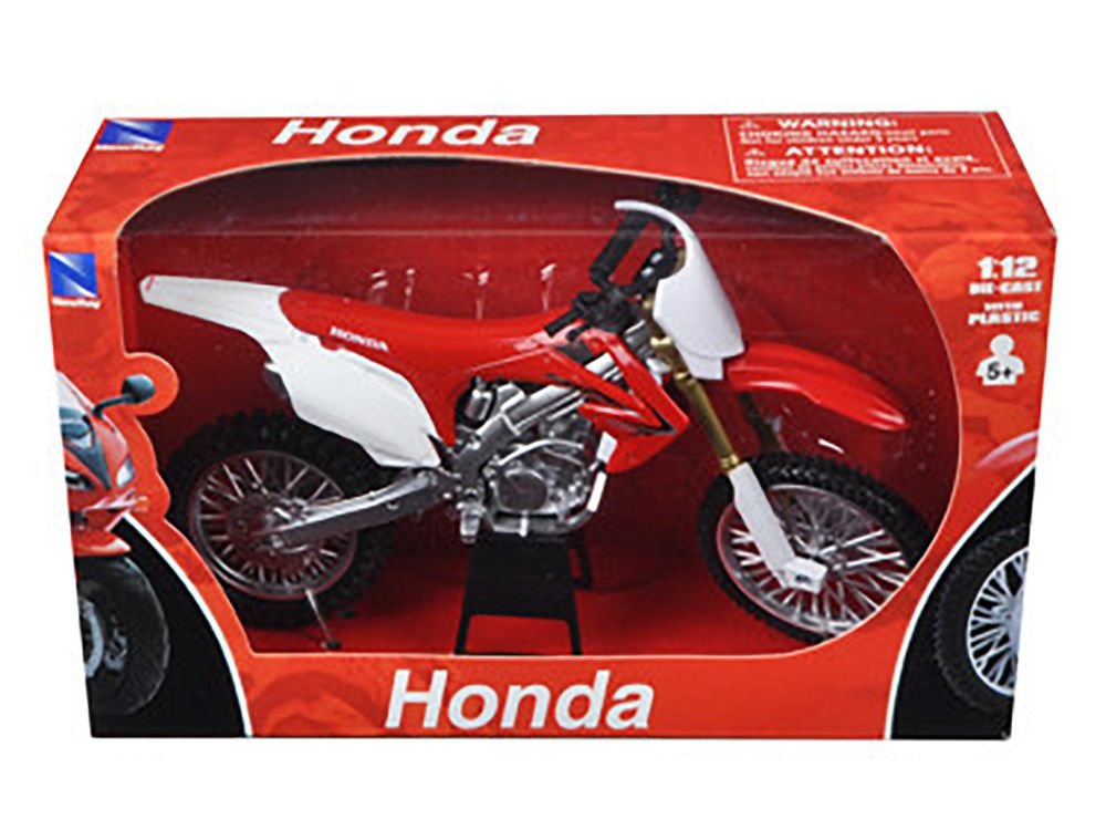 2012 Honda CR 250R Red 1/12 Diecast Motorcycle Model by New Ray view 3