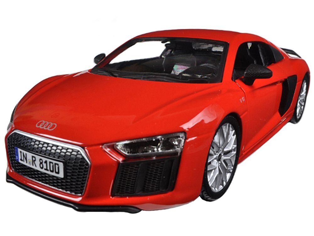 Audi R8 V10 Plus Red Special Edition 1/24 Diecast Model Car by Maisto view 2