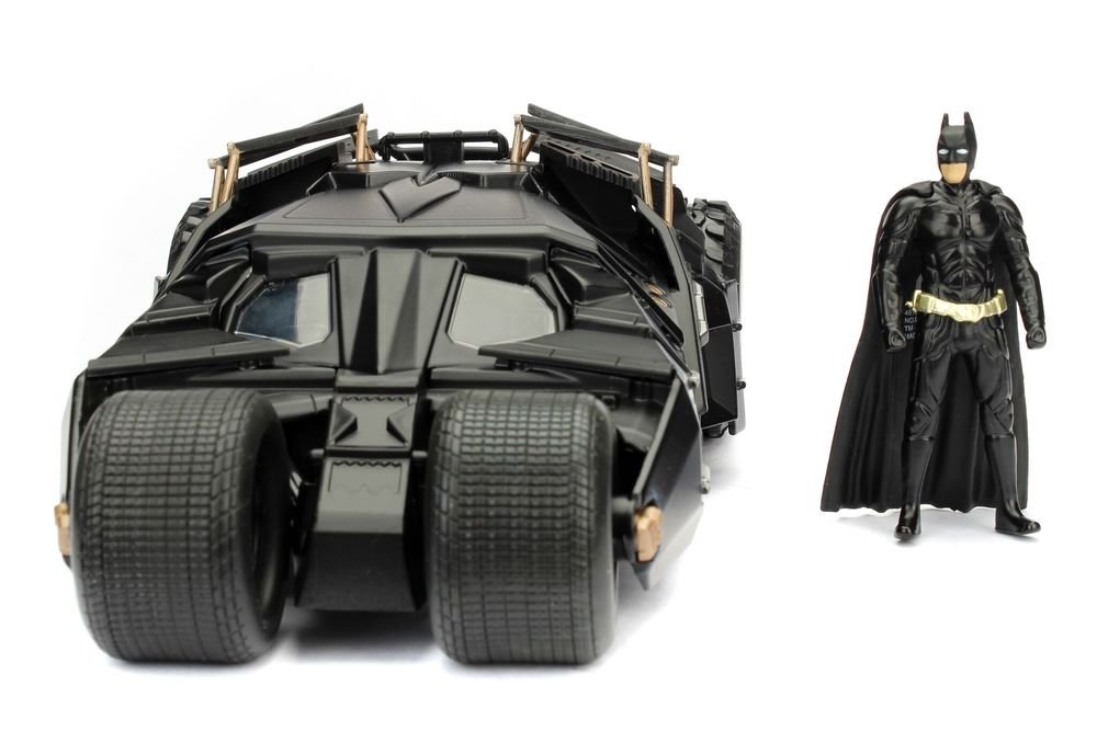 2008 "The Dark Knight" Tumbler Batmobile with Batman Diecast Figurine 1/24 Diecast Model Car by Jada view 3