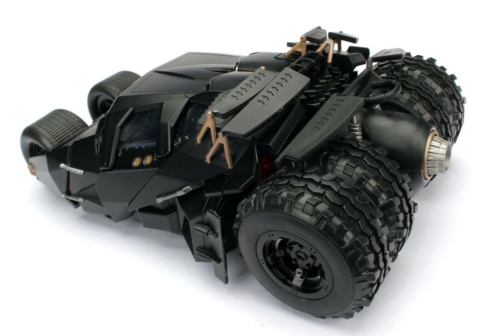 2008 "The Dark Knight" Tumbler Batmobile with Batman Diecast Figurine 1/24 Diecast Model Car by Jada view 4