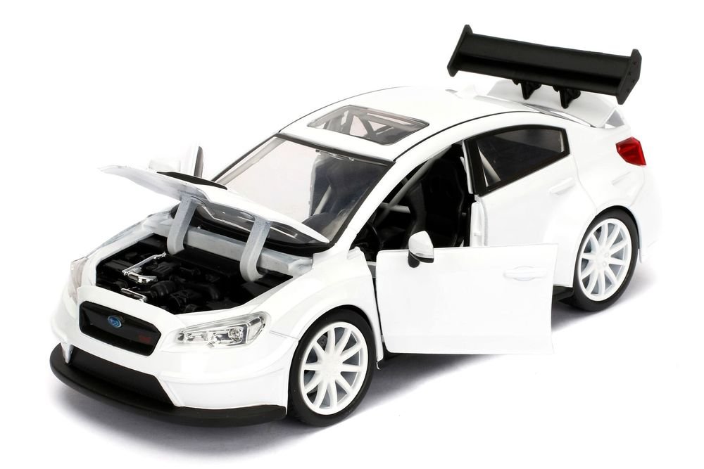Mr. Little Nobody's Subaru WRX STI White "Fast & Furious F8: The Fate of the Furious" Movie 1/24 Diecast Model Car  by Jada view 2