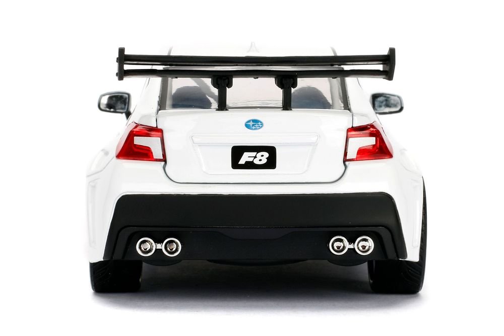 Mr. Little Nobody's Subaru WRX STI White "Fast & Furious F8: The Fate of the Furious" Movie 1/24 Diecast Model Car  by Jada view 4