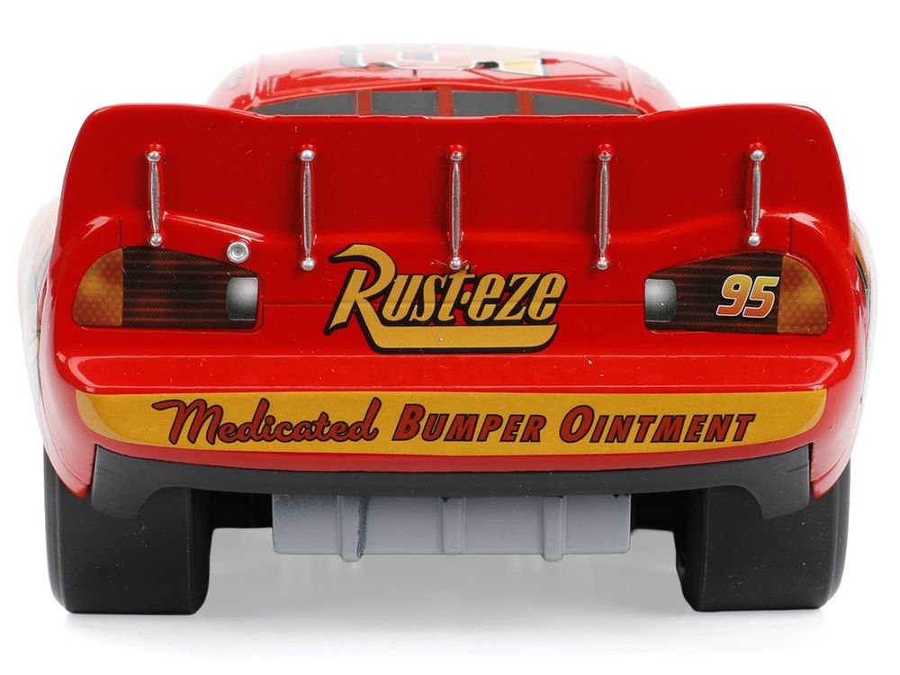 Lightning McQueen #95 Red Disney & Pixar "Cars" Movie "Hollywood Rides" Series Diecast Model Car by Jada view 4