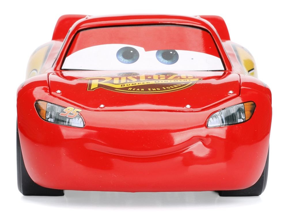 Lightning McQueen #95 Red Disney & Pixar "Cars" Movie "Hollywood Rides" Series Diecast Model Car by Jada view 5