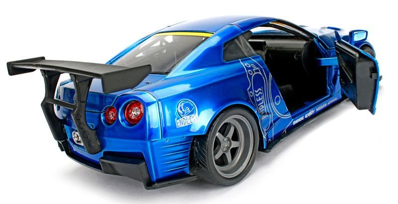 2009 Nissan GT-R (R35) Ben Sopra Blue JDM Tuners 1/24 Diecast Model Car  by Jada view 3
