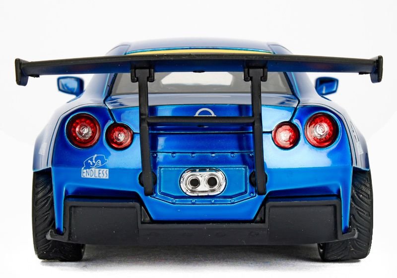 2009 Nissan GT-R (R35) Ben Sopra Blue JDM Tuners 1/24 Diecast Model Car  by Jada view 4