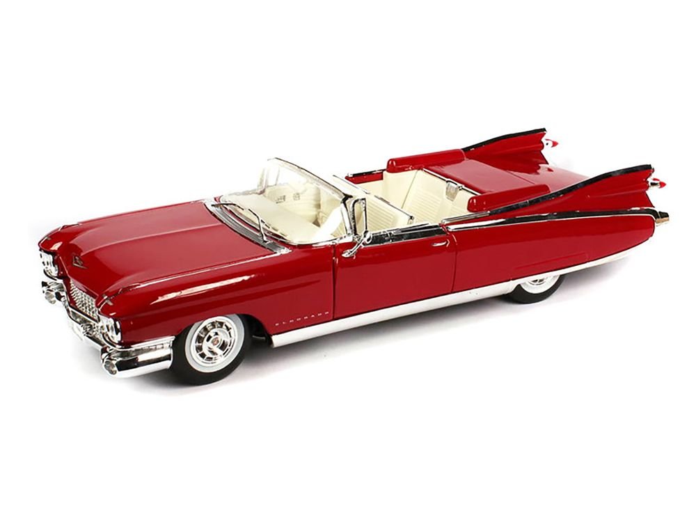 1959 Cadillac Eldorado Biarritz Red 1/18 Diecast Model Car by Maisto view 2