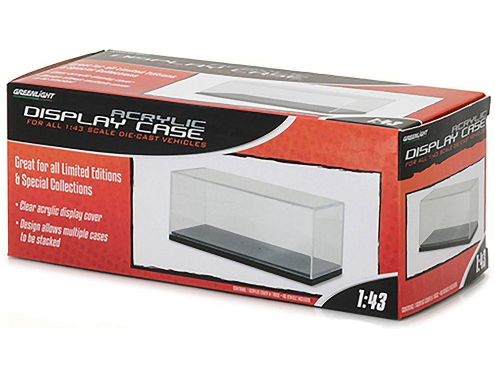 Acrylic Display Show Case with Plastic Base for 1/43 Scale Model Cars by Greenlight view 3