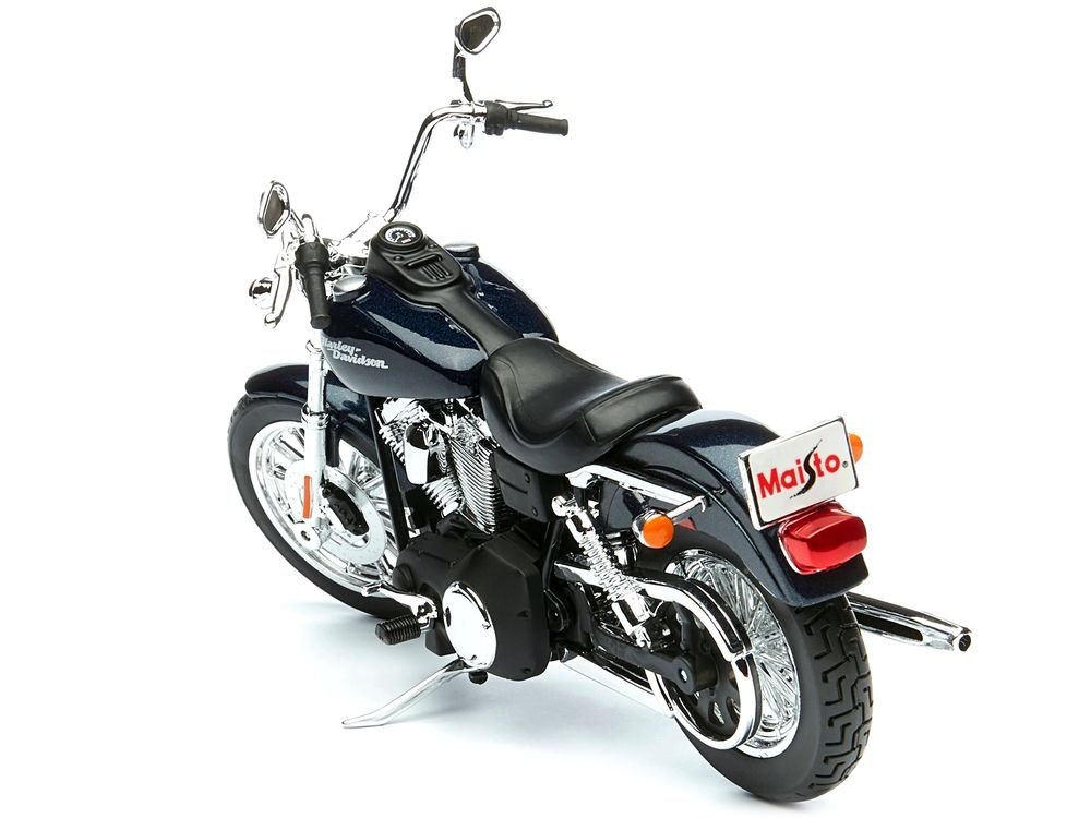 2006 Harley Davidson FXDBI Dyna Street Bob Bike Motorcycle Model 1/12 by Maisto view 3