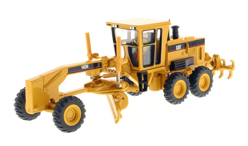 Cat Caterpillar 140H Motor Grader with Operator "Core Classics Series" 1/50 Diecast Model by Diecast Masters view 2