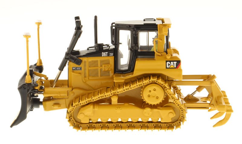 CAT Caterpillar D6T XW VPAT Track Type Tractor with AccuGrade GPS Technology and Operator "Core Classics" Series 1/50 Diecast Model by Diecast Masters view 2