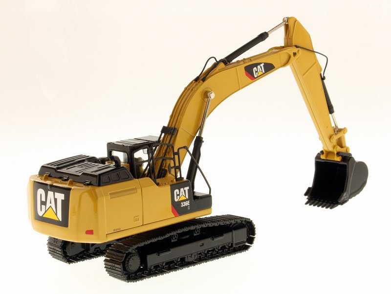 CAT Caterpillar 336E H Hybrid Hydraulic Excavator with Operator "Core Classics" Series 1/50 Diecast Model by Diecast Masters view 3