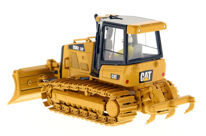 CAT Caterpillar D5K2 LGP Track Type Tractor Dozer with Ripper and Operator "High Line" Series 1/50 Diecast Model by Diecast Masters view 3