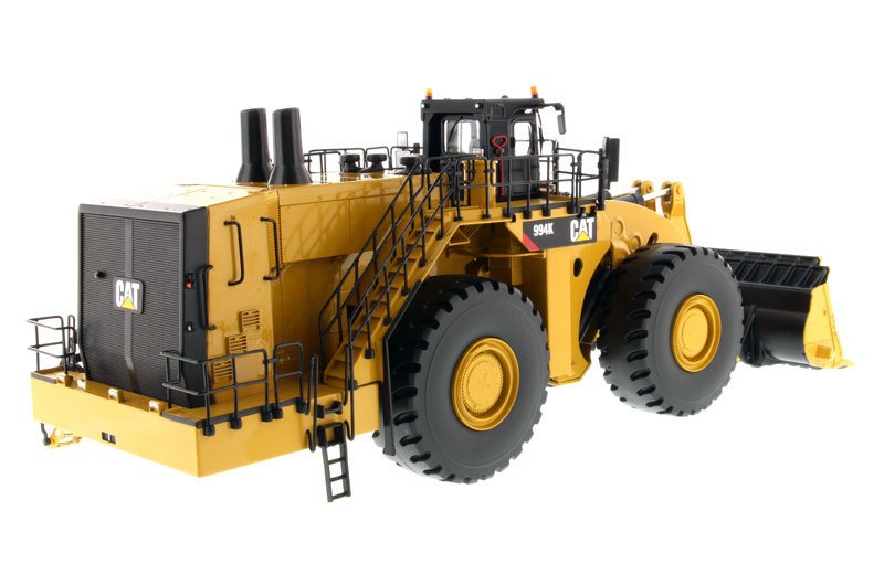 CAT Caterpillar 994K Wheel Loader with Rock Bucket and Operator "Core Classics" Series 1/50 Diecast Model  by Diecast Masters view 3