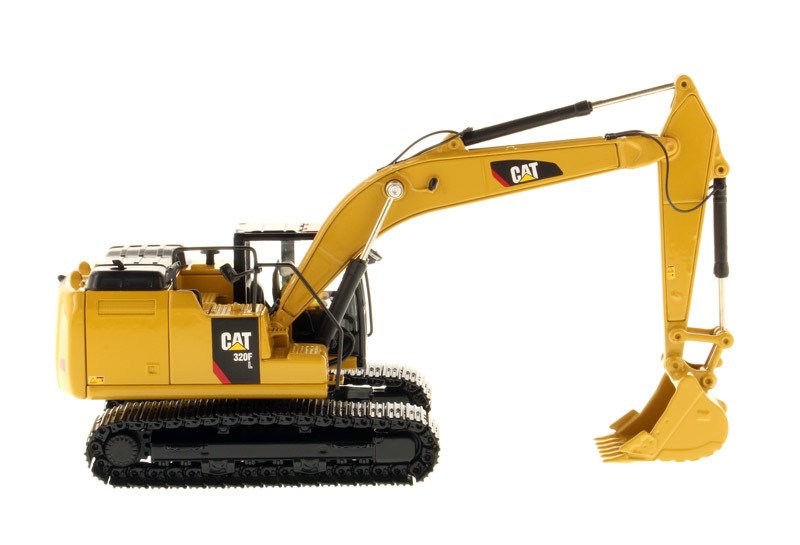 CAT Caterpillar 320F L Hydraulic Excavator with Operator "Core Classics" Series 1/50 Diecast Model by Diecast Masters view 2
