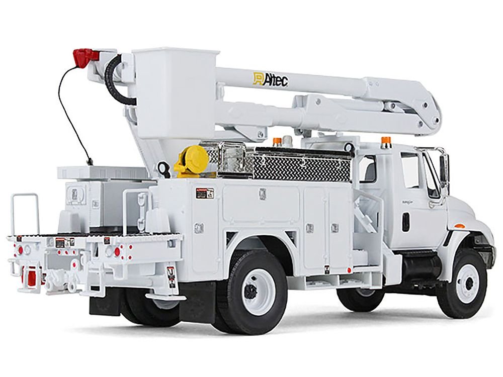 International DuraStar Utility Bucket Truck "Altec" White 1/34 Diecast Model by First Gear view 3