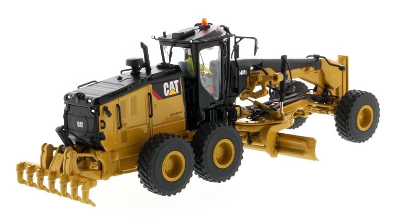 CAT Caterpillar 14M3 Motor Grader with Operator "High Line Series" 1/50 Diecast Model by Diecast Masters view 2