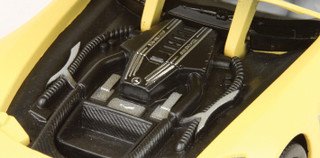 Mercedes Benz SLS AMG GT3 Matte Yellow 1/24 Diecast Model Car by Motormax view 2