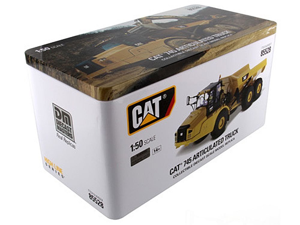CAT Caterpillar 745 Articulated Dump Truck with Removable Operator "High Line" Series 1/50 Diecast Model by Diecast Masters view 3