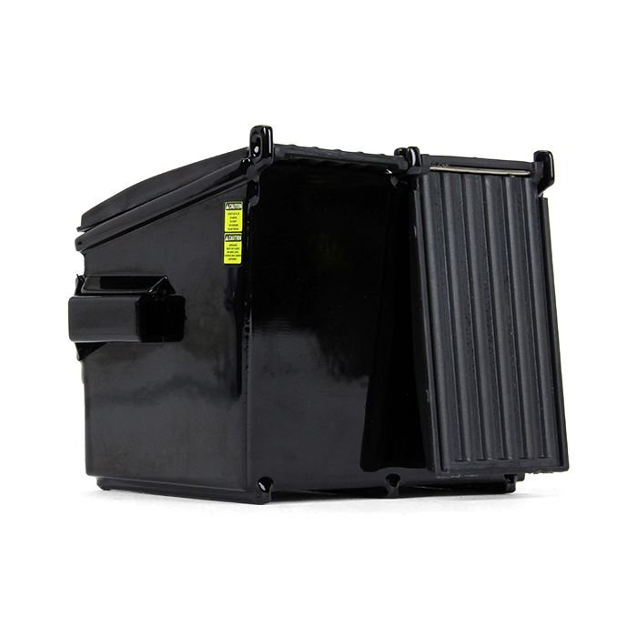 Refuse Trash Bin Black 1/34 Diecast Model by First Gear view 2