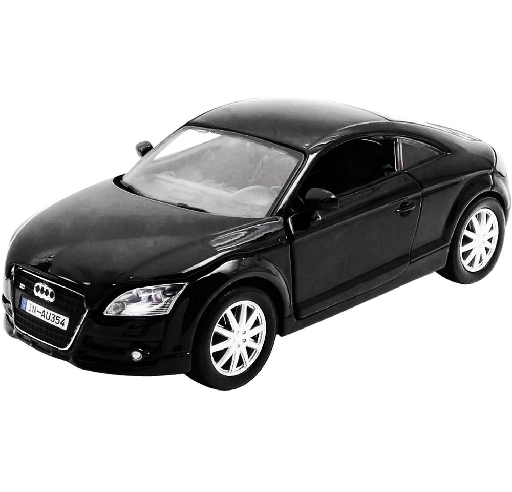 Audi TT Coupe Black 1/24 Diecast Model Car by Motormax view 2