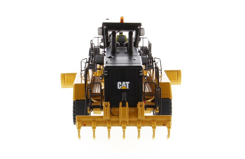 CAT Caterpillar 24 Motor Grader with Operator High Line Series 1/50 Diecast Model by Diecast Masters view 4