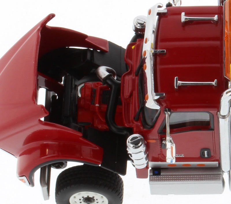 International HX520 Day Cab Tandem Tractor Red 1/50 Diecast Model by Diecast Masters view 3