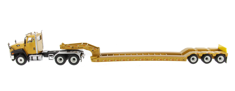 Cat Caterpillar CT660 Day Cab with XL 120 Low-Profile HDG Lowboy Trailer and Operator "Core Classics" Series 1/50 Diecast Model by Diecast Masters view 2