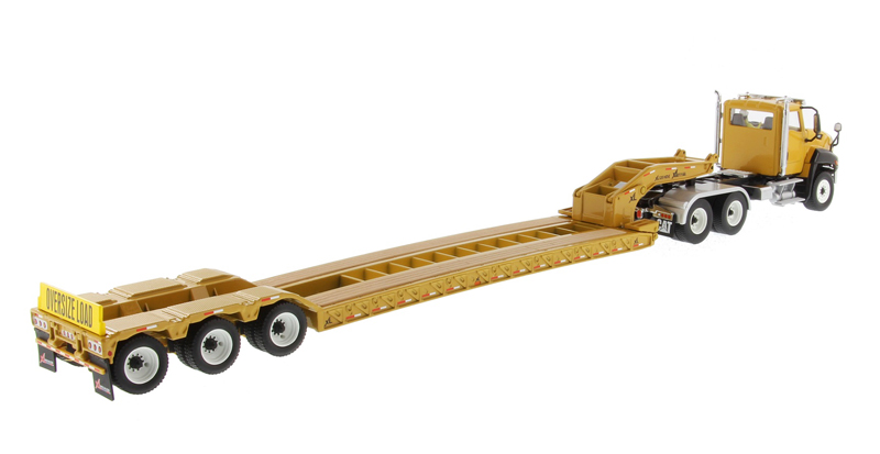 Cat Caterpillar CT660 Day Cab with XL 120 Low-Profile HDG Lowboy Trailer and Operator "Core Classics" Series 1/50 Diecast Model by Diecast Masters view 3