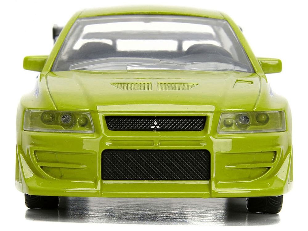 Brian's Mitsubishi Lancer Evolution VII Green "Fast & Furious" Movie 1/32 Diecast Model Car by Jada view 4