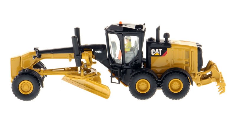CAT Caterpillar 12M3 Motor Grader with Operator "High Line" Series 1/87 (HO) Scale Diecast Model by Diecast Masters view 2