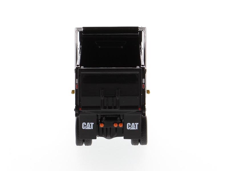 CAT Caterpillar CT681 Dump Truck Yellow and Black "High Line" Series 1/87 (HO) Scale Diecast Model by Diecast Masters view 4