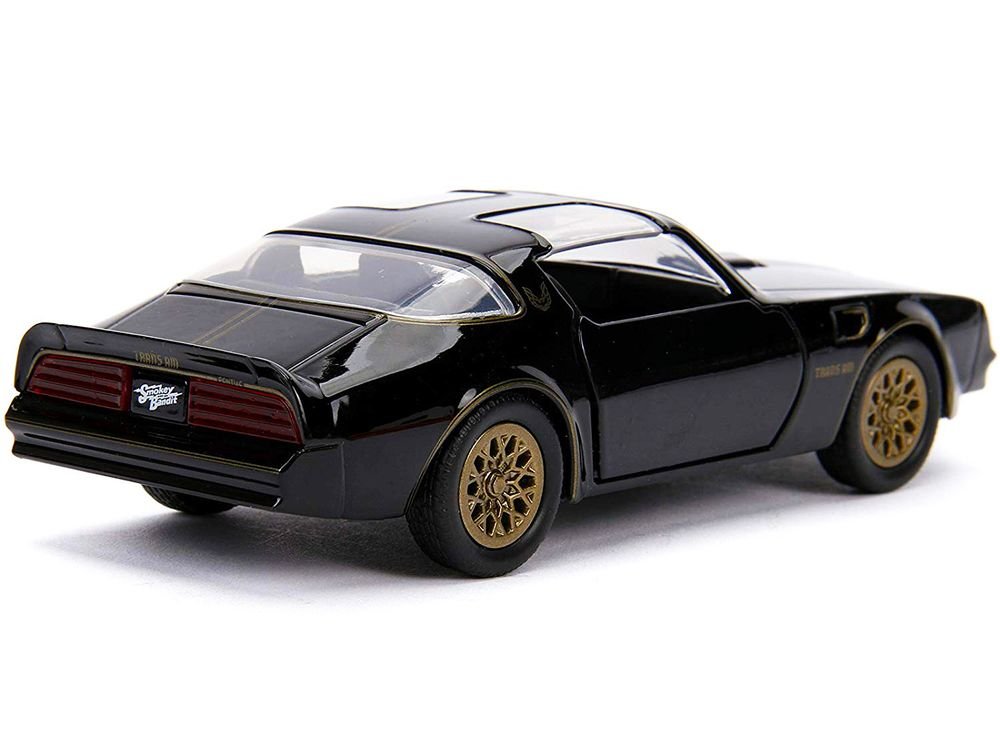 1977 Pontiac Firebird Black "Smokey and the Bandit" (1977) Movie "Hollywood Rides" Series 1/32 Diecast Model Car by Jada view 3