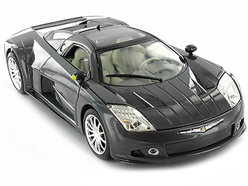 Chrysler Me Four Twelve Concept Car Grey 1/18 Diecast Model Car by Motormax view 2