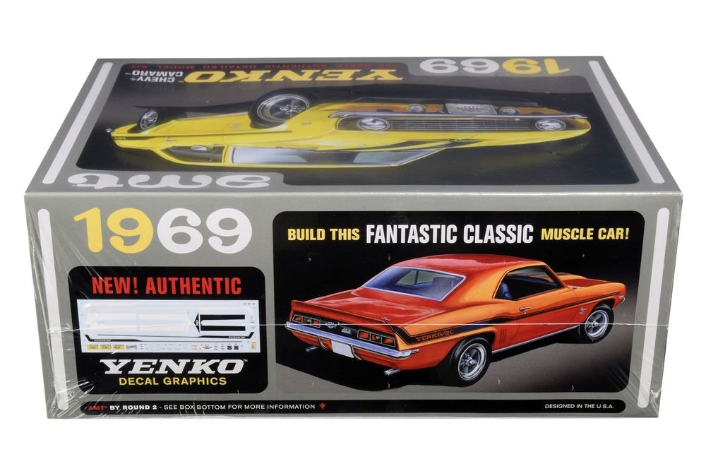 Skill 2 Model Kit 1969 Chevrolet Camaro Yenko 1/25 Scale Model by AMT view 3